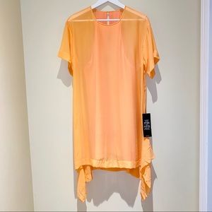 BCBG Maxazria Sharon Silk Chiffon Shift Dress